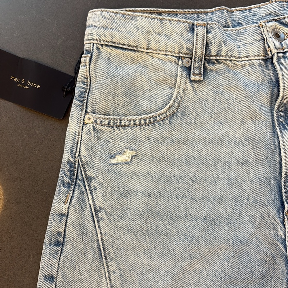 NWT Rag & Bone Sofie Splice High-Rise Jeans - Picture 6 of 10